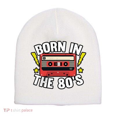 1980 Generation Cassette Retro Party Costume 80S Bro 80S Short Acrylic Beanie