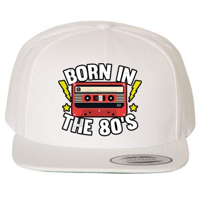 1980 Generation Cassette Retro Party Costume 80S Bro 80S Wool Snapback Cap