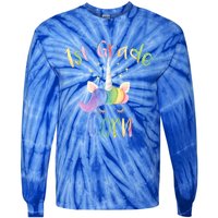 1St Grade Corn First Grade Teacher Unicorn Back To School Gift Tie-Dye Long Sleeve Shirt