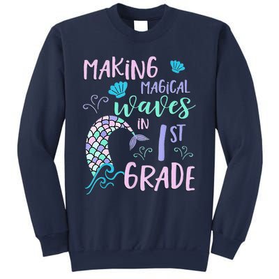 1st Grade Cute Mermaid Frist Day Back To School Sweatshirt