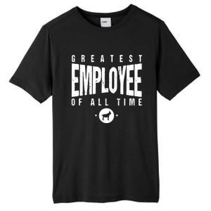 1 Greatest Employee Of All Time Employee 1 Employee Goat Tall Fusion ChromaSoft Performance T-Shirt