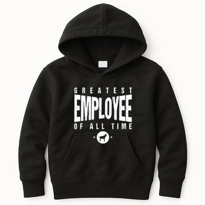 1 Greatest Employee Of All Time Employee 1 Employee Goat Kids Hoodie