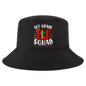 1st Grade Elf Squad Funny Christmas Elf Teacher Student Gift Cool Comfort Performance Bucket Hat