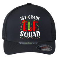 1st Grade Elf Squad Funny Christmas Elf Teacher Student Gift Flexfit Unipanel Trucker Cap