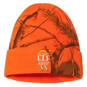 1st Grade Elf Squad Funny Elementary Teacher Christmas  Kati Licensed 12" Camo Beanie