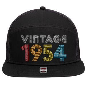 1954 Gift For Women Made Born In 1954 7 Panel Mesh Trucker Snapback Hat