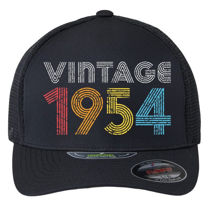 1954 Gift For Women Made Born In 1954 Flexfit Unipanel Trucker Cap