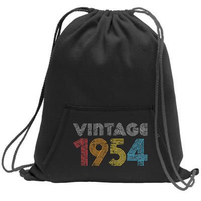 1954 Gift For Women Made Born In 1954 Sweatshirt Cinch Pack Bag