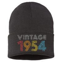 1954 Gift For Women Made Born In 1954 Sustainable Knit Beanie