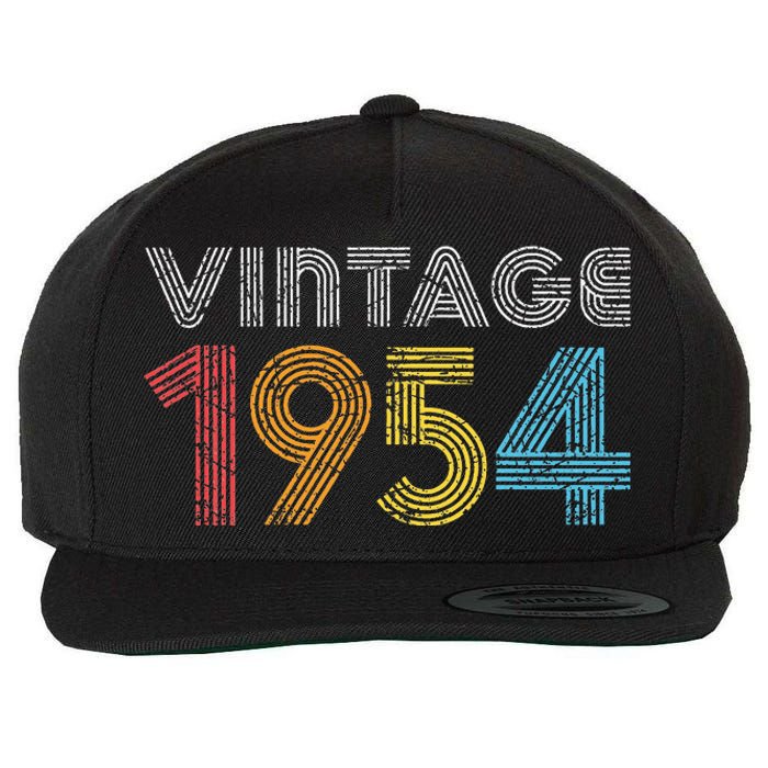 1954 Gift For Women Made Born In 1954 Wool Snapback Cap