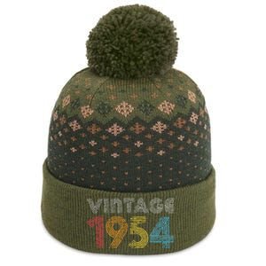 1954 Gift For Women Made Born In 1954 The Baniff Cuffed Pom Beanie