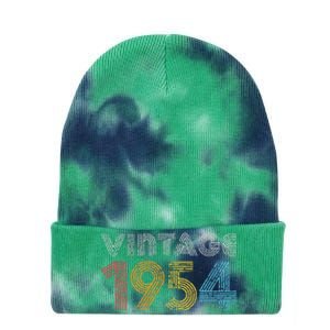 1954 Gift For Women Made Born In 1954 Tie Dye 12in Knit Beanie