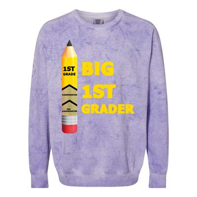 1st Grade For And First Day Of First Grade Colorblast Crewneck Sweatshirt