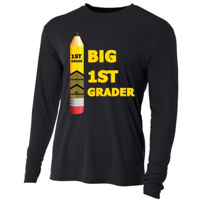 1st Grade For And First Day Of First Grade Cooling Performance Long Sleeve Crew