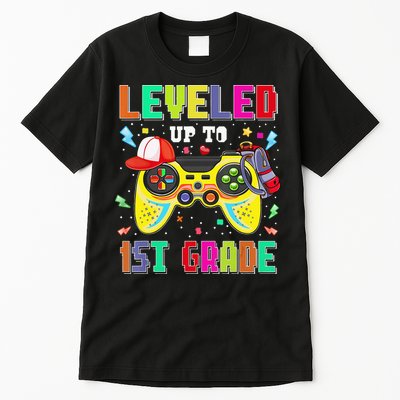1St Grade Gamer First Day Of First Grade Back To School Tall T-Shirt