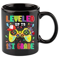 1St Grade Gamer First Day Of First Grade Back To School 11oz C Handle Ceramic Mug