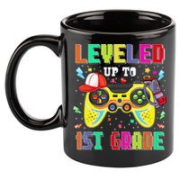 1St Grade Gamer First Day Of First Grade Back To School 11oz C Handle Ceramic Mug