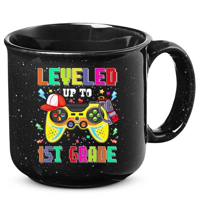 1St Grade Gamer First Day Of First Grade Back To School 15oz Campfire Ceramic Mug