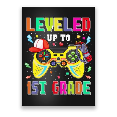 1St Grade Gamer First Day Of First Grade Back To School Poster
