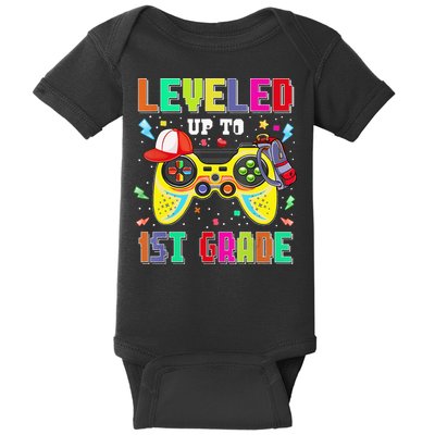 1St Grade Gamer First Day Of First Grade Back To School Baby Bodysuit