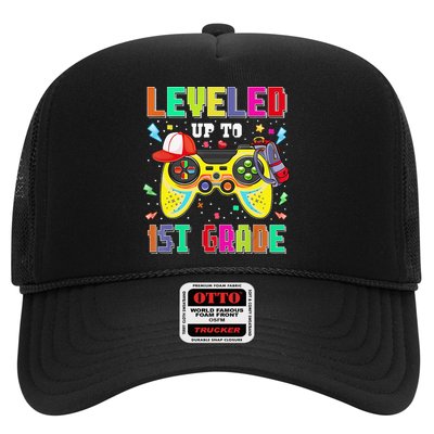 1St Grade Gamer First Day Of First Grade Back To School Trucker Hat