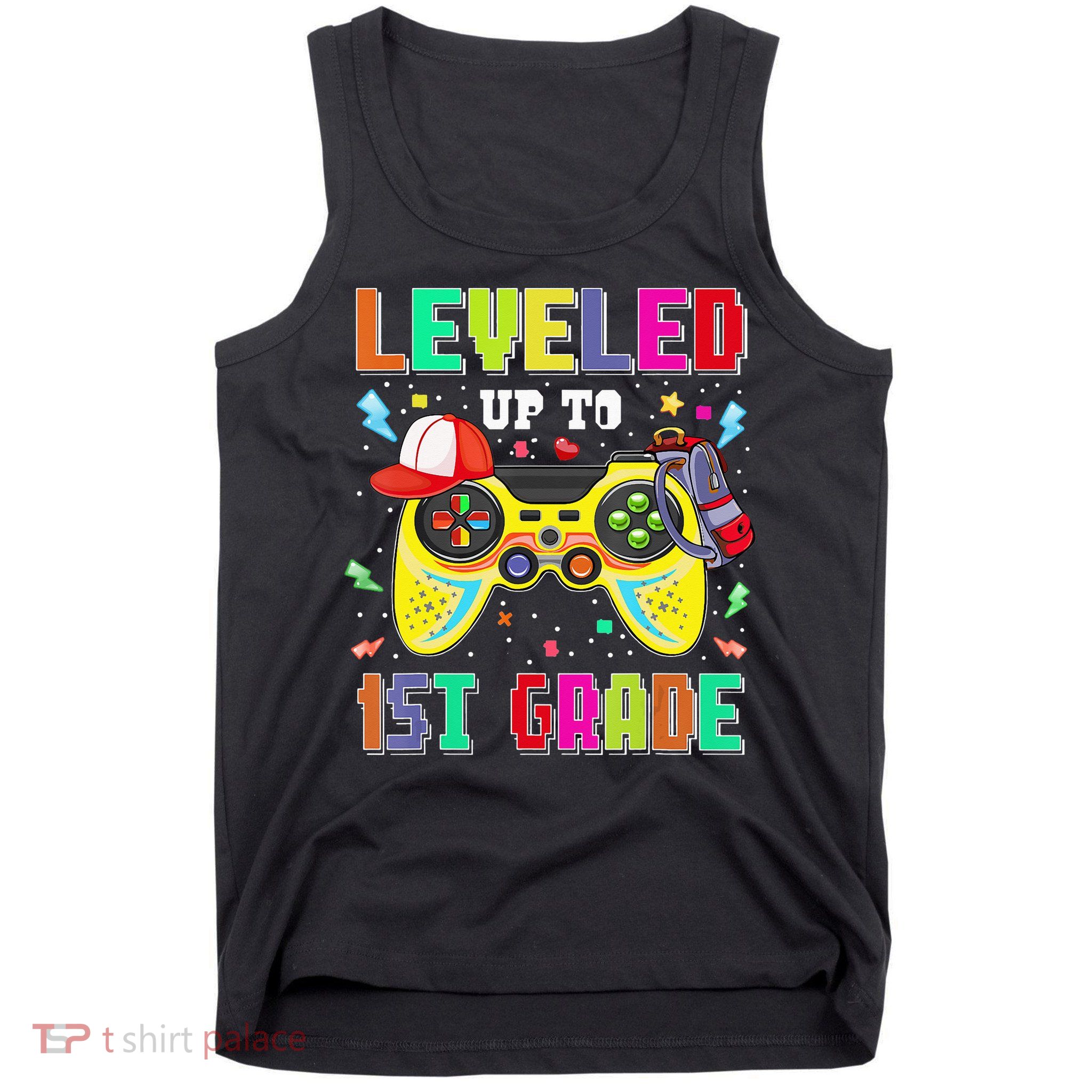 1St Grade Gamer First Day Of First Grade Back To School Tank Top
