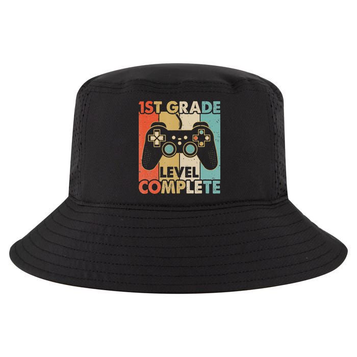 1St Grade Graduation Level Complete Video Games Cool Comfort Performance Bucket Hat