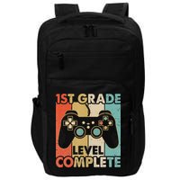 1St Grade Graduation Level Complete Video Games Impact Tech Backpack