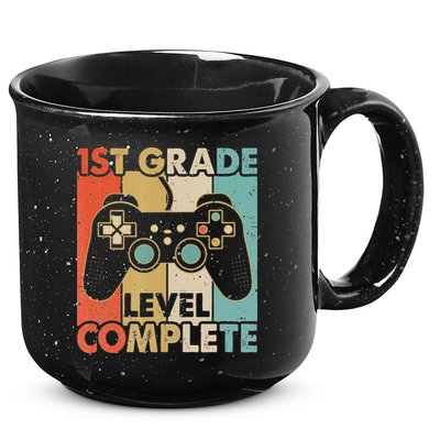 1St Grade Graduation Level Complete Video Games 15oz Campfire Ceramic Mug