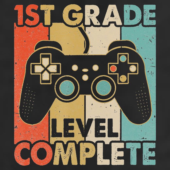 1St Grade Graduation Level Complete Video Games 25L Jumbo Tote