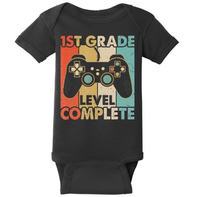 1St Grade Graduation Level Complete Video Games Baby Bodysuit