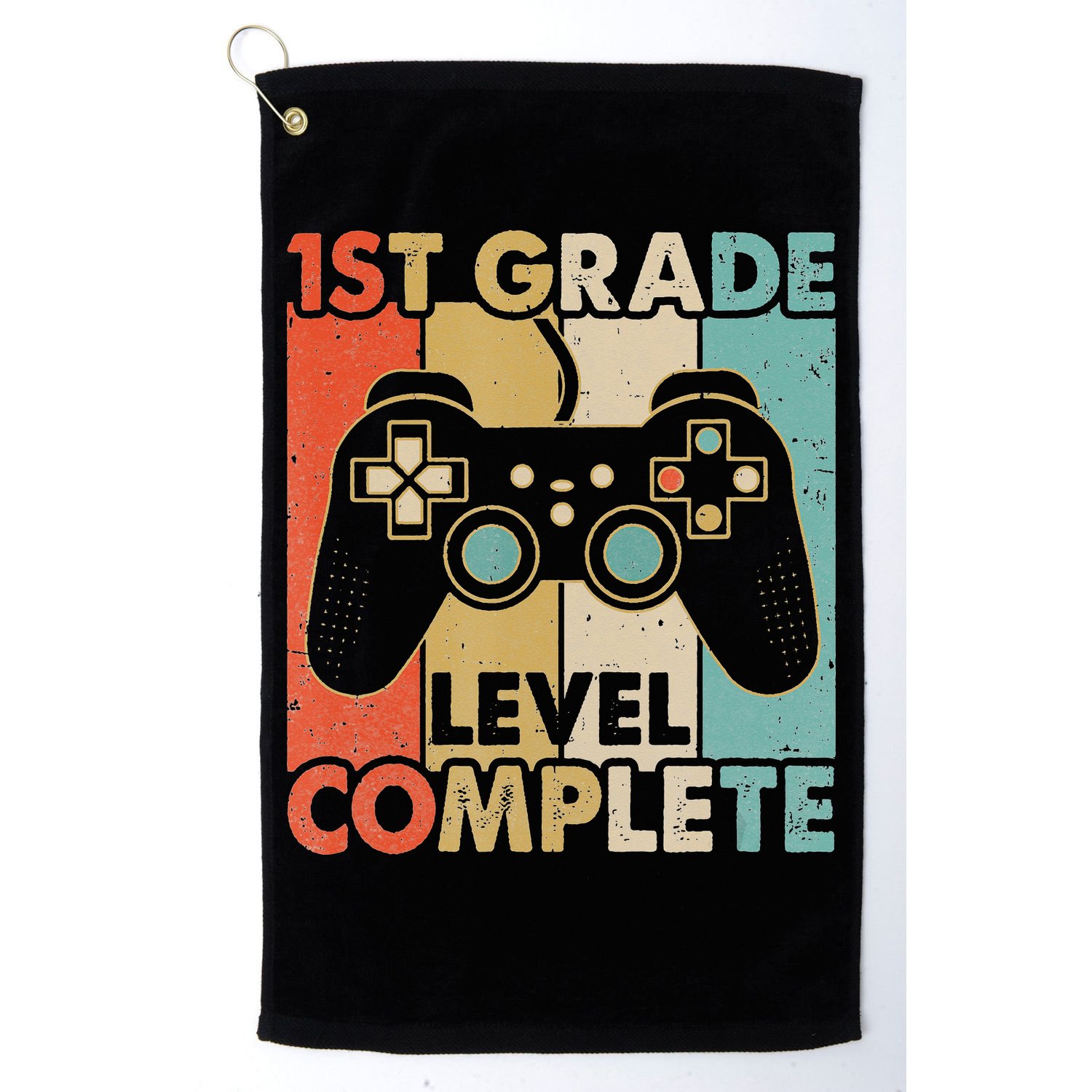 1St Grade Graduation Level Complete Video Games Golf Towel