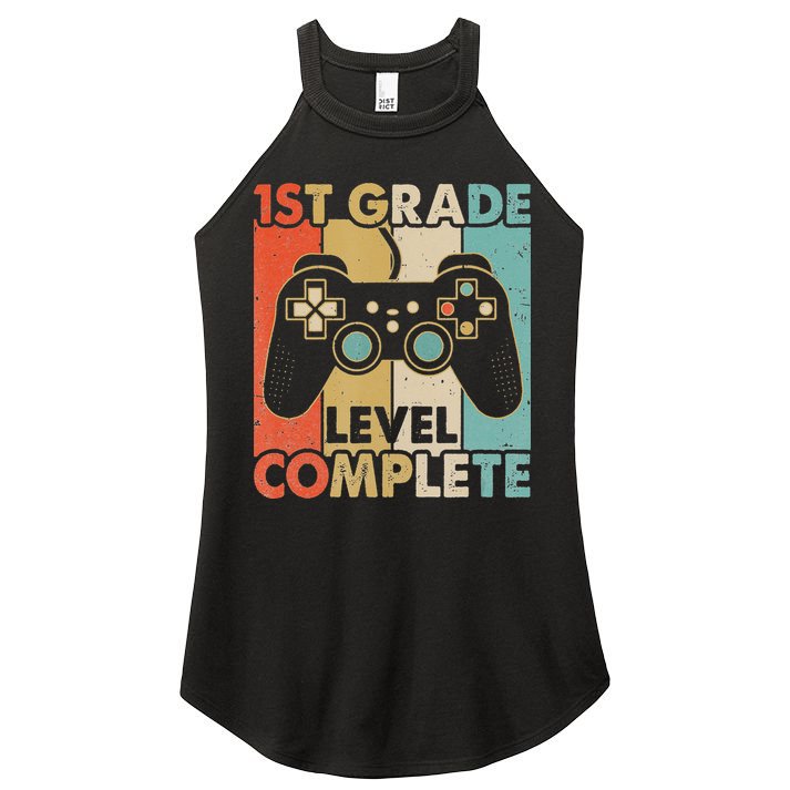1St Grade Graduation Level Complete Video Games Women's Perfect Tri Rocker Tank