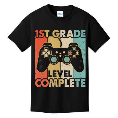 1St Grade Graduation Level Complete Video Games Kids T-Shirt