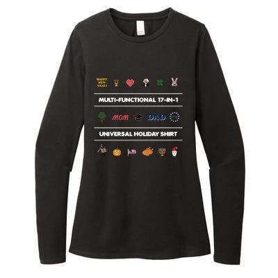 17cute Giftincute Gift1 Universal Holiday Pixel Art Funny Gift Womens CVC Long Sleeve Shirt