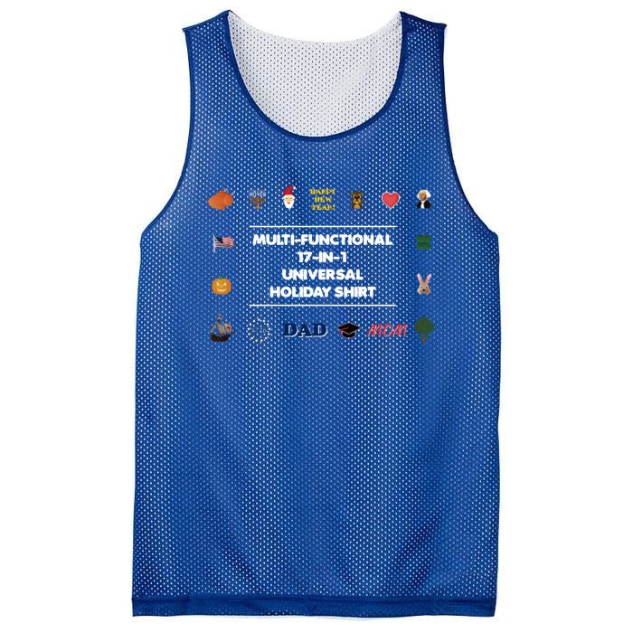 17cute Giftincute Gift1 Universal Holiday Pixel Art (V2) Gift Mesh Reversible Basketball Jersey Tank