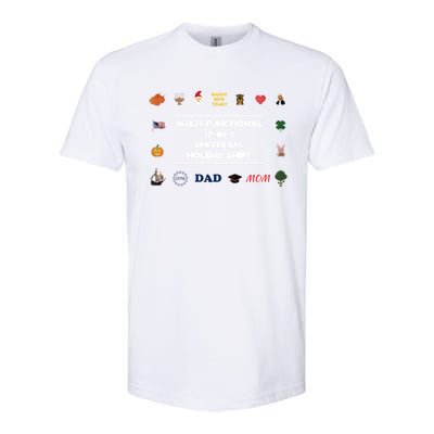 17cute Giftincute Gift1 Universal Holiday Pixel Art (V2) Gift Softstyle CVC T-Shirt