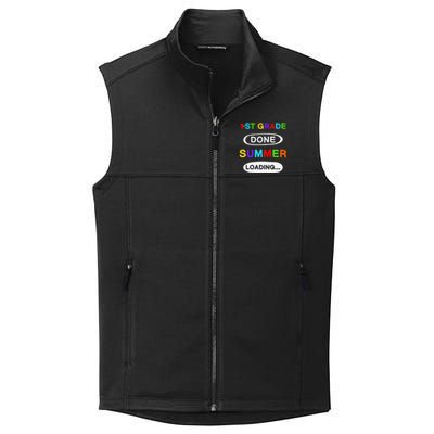 1st Grade Graduation 1st Grade Done Summer Loading Collective Smooth Fleece Vest