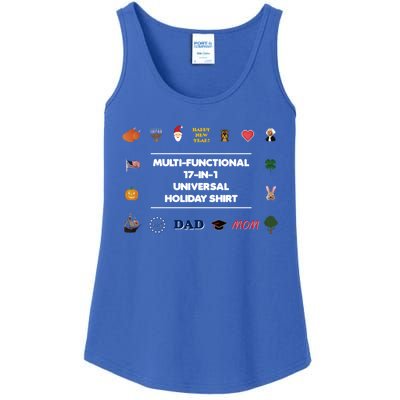 17funny Giftinfunny Gift1 Universal Holiday Pixel Art (V2) Gift Ladies Essential Tank