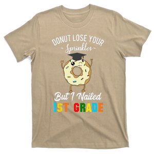 1st Grade Graduation Donut Funny Quote First Grader T-Shirt