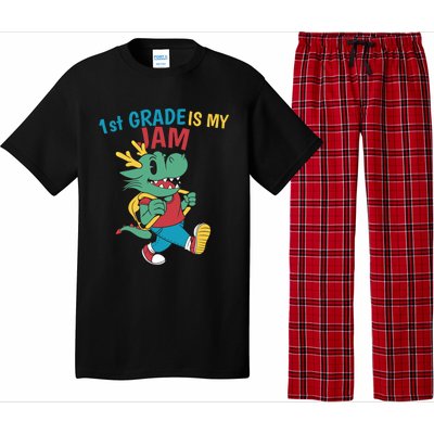 1St Grade Is My Jam First Grade Drag To School Gift Pajama Set