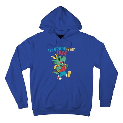 1St Grade Is My Jam First Grade Drag To School Gift Hoodie