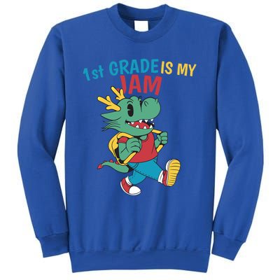 1St Grade Is My Jam First Grade Drag To School Gift Sweatshirt