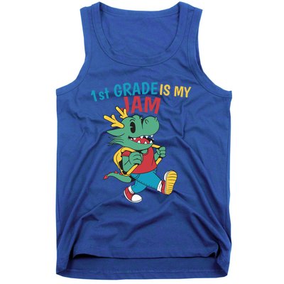 1St Grade Is My Jam First Grade Drag To School Gift Tank Top