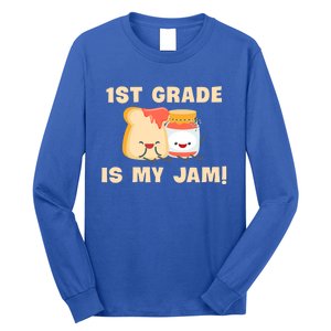 1St Grade Is My Jam Funny 1St Grade Teachers Cool Gift Long Sleeve Shirt