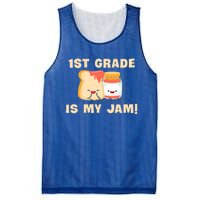 1St Grade Is My Jam Funny 1St Grade Teachers Cool Gift Mesh Reversible Basketball Jersey Tank