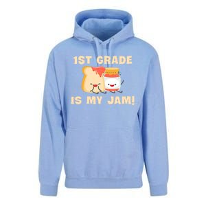 1St Grade Is My Jam Funny 1St Grade Teachers Cool Gift Unisex Surf Hoodie