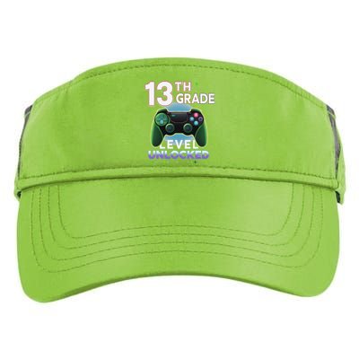 13th Grade Level Unlocked Video Gamer Teenager Birthday Adult Drive Performance Visor