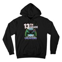 13th Grade Level Unlocked Video Gamer Teenager Birthday Hoodie