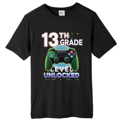 13th Grade Level Unlocked Video Gamer Teenager Birthday Tall Fusion ChromaSoft Performance T-Shirt